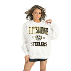 Pittsburgh Steelers  Gameday Couture Women's Timeless Triumph Premium Fleece Pullover Sweatshirt