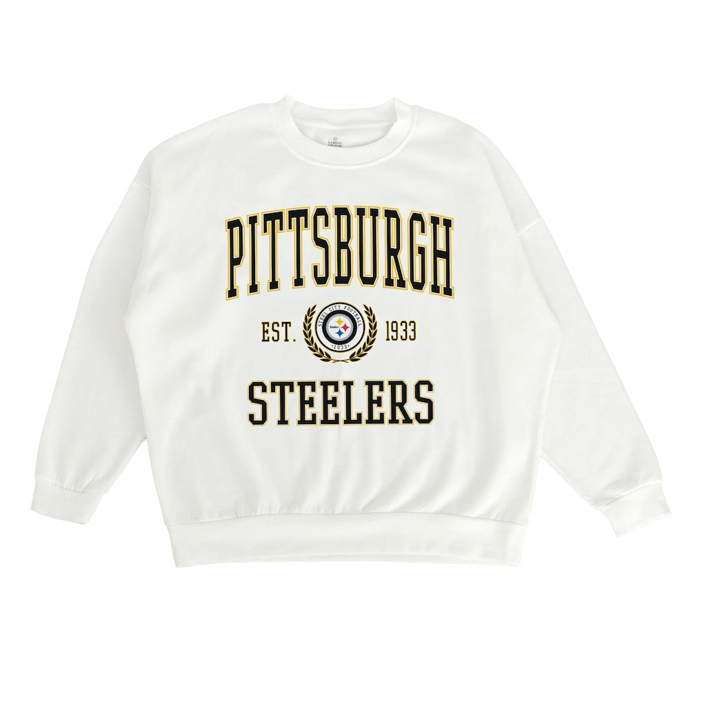 Pittsburgh Steelers  Gameday Couture Women's Timeless Triumph Premium Fleece Pullover Sweatshirt
