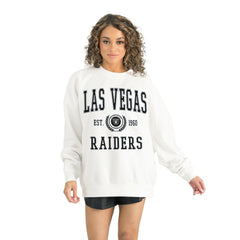 Las Vegas Raiders  Gameday Couture Women's Timeless Triumph Premium Fleece Pullover Sweatshirt