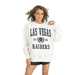 Las Vegas Raiders  Gameday Couture Women's Timeless Triumph Premium Fleece Pullover Sweatshirt