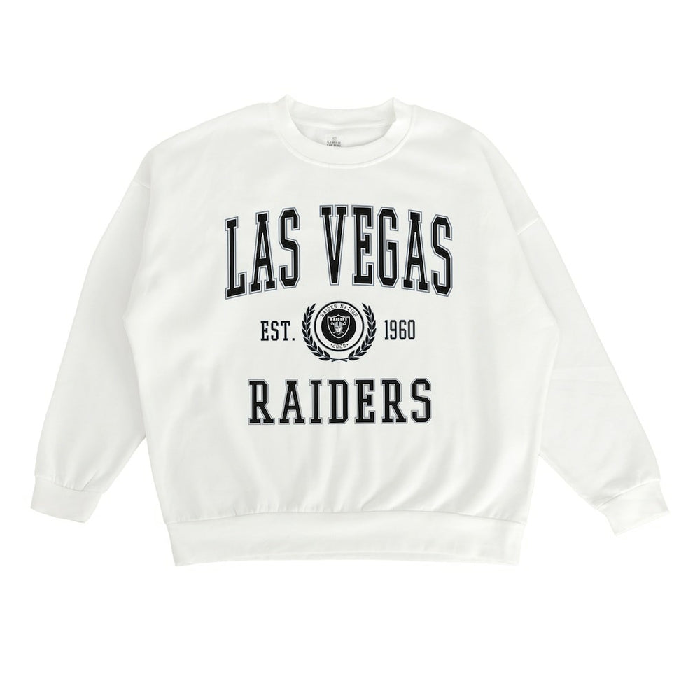 Las Vegas Raiders  Gameday Couture Women's Timeless Triumph Premium Fleece Pullover Sweatshirt