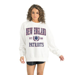 New England Patriots  Gameday Couture Women's Timeless Triumph Premium Fleece Pullover Sweatshirt