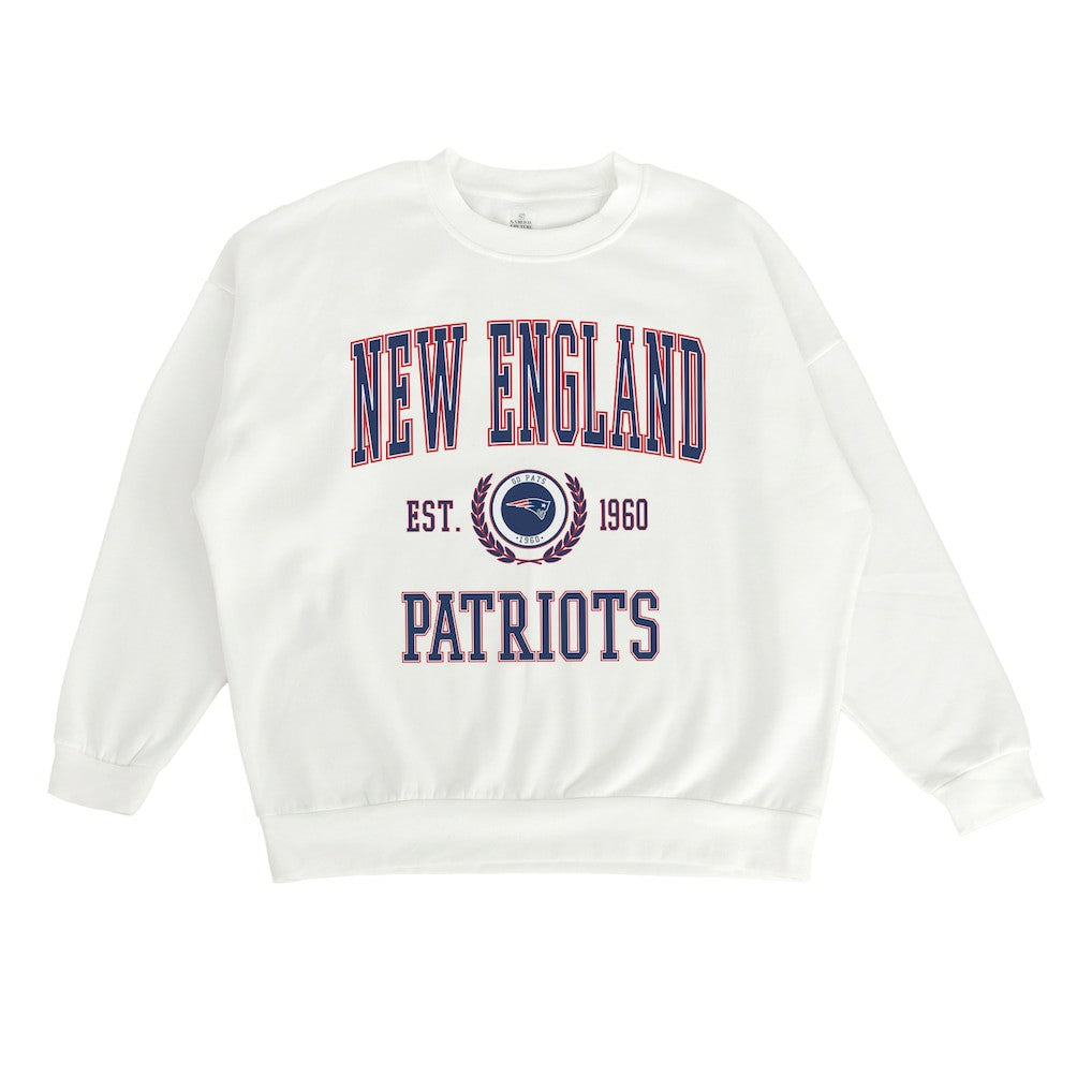 New England Patriots  Gameday Couture Women's Timeless Triumph Premium Fleece Pullover Sweatshirt