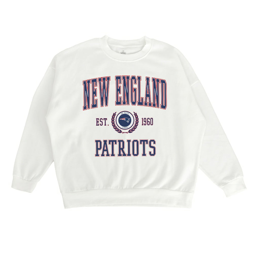 New England Patriots  Gameday Couture Women's Timeless Triumph Premium Fleece Pullover Sweatshirt