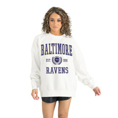 Baltimore Ravens  Gameday Couture Women's Timeless Triumph Premium Fleece Pullover Sweatshirt