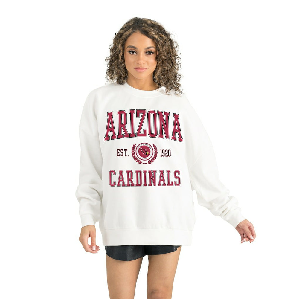 Arizona Cardinals  Gameday Couture Women's Timeless Triumph Premium Fleece Pullover Sweatshirt
