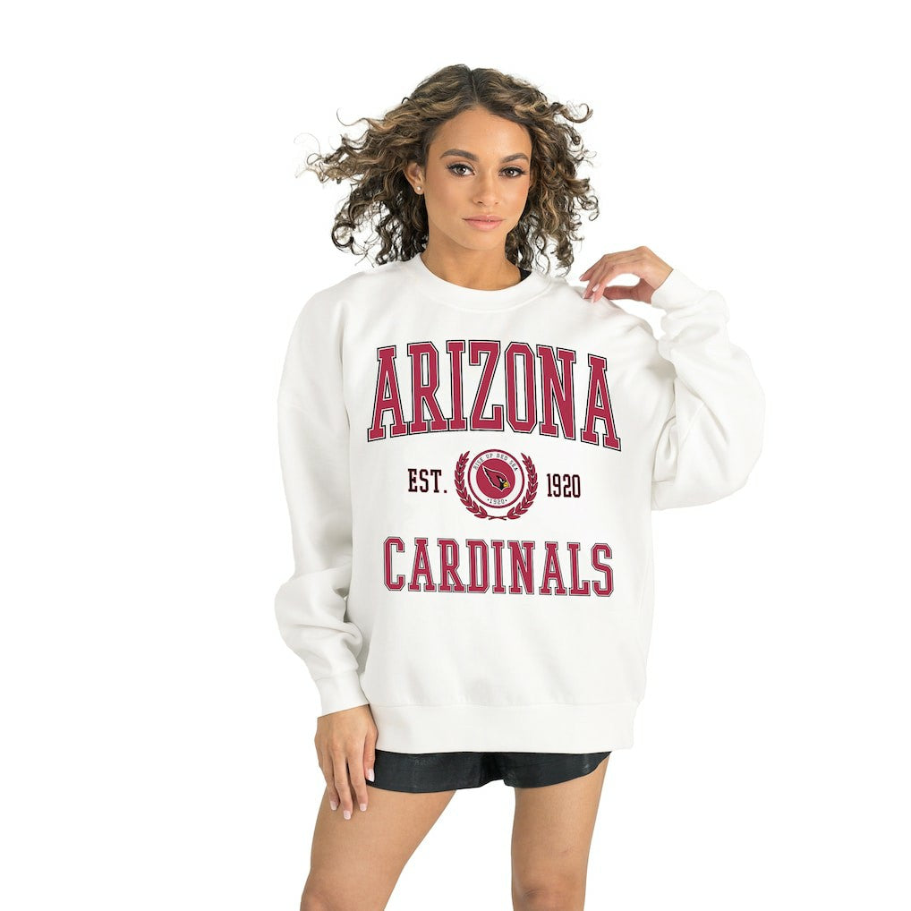 Arizona Cardinals  Gameday Couture Women's Timeless Triumph Premium Fleece Pullover Sweatshirt