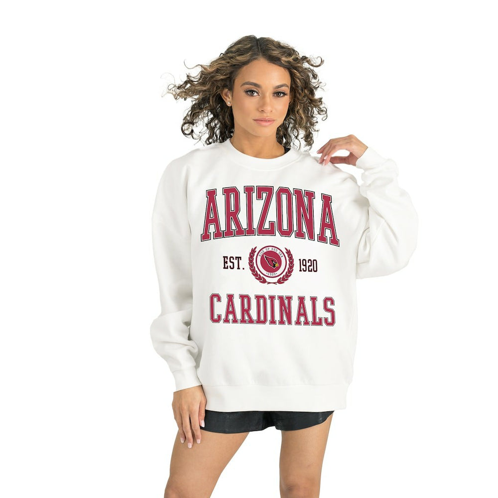 Arizona Cardinals  Gameday Couture Women's Timeless Triumph Premium Fleece Pullover Sweatshirt