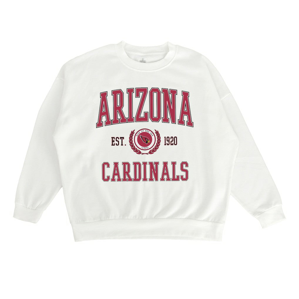 Arizona Cardinals  Gameday Couture Women's Timeless Triumph Premium Fleece Pullover Sweatshirt