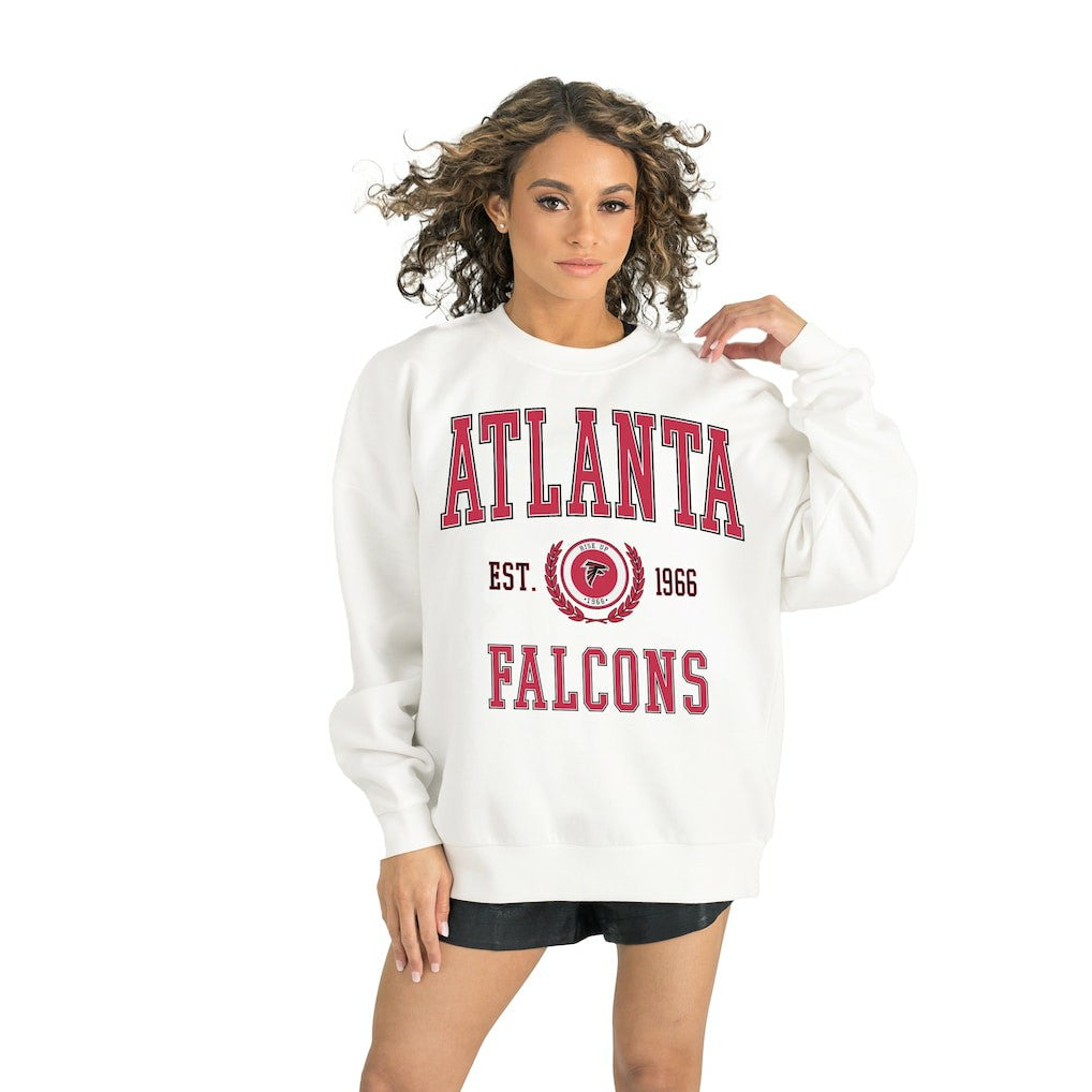 Atlanta Falcons  Gameday Couture Women's Timeless Triumph Premium Fleece Pullover Sweatshirt