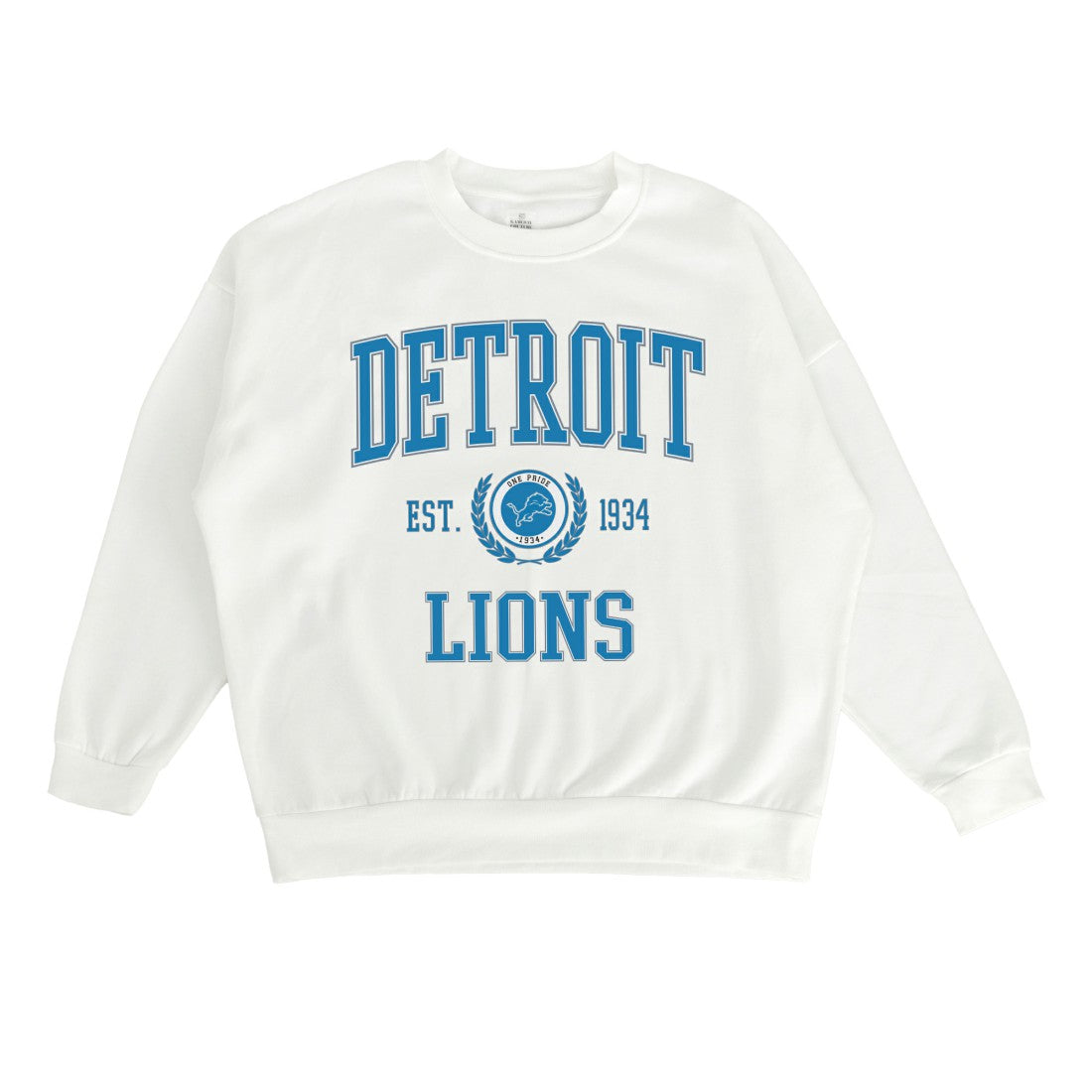 Detroit Lions  Gameday Couture Women's Timeless Triumph Premium Fleece Pullover Sweatshirt