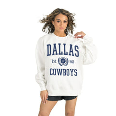 Dallas Cowboys  Gameday Couture Women's Timeless Triumph Premium Fleece Pullover Sweatshirt