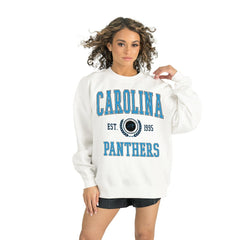 Carolina Panthers  Gameday Couture Women's Timeless Triumph Premium Fleece Pullover Sweatshirt
