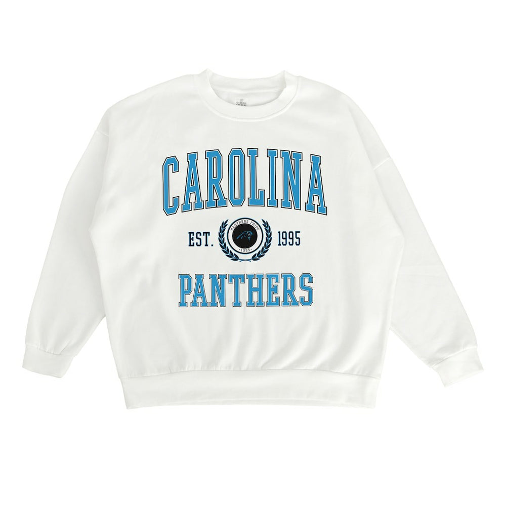 Carolina Panthers  Gameday Couture Women's Timeless Triumph Premium Fleece Pullover Sweatshirt