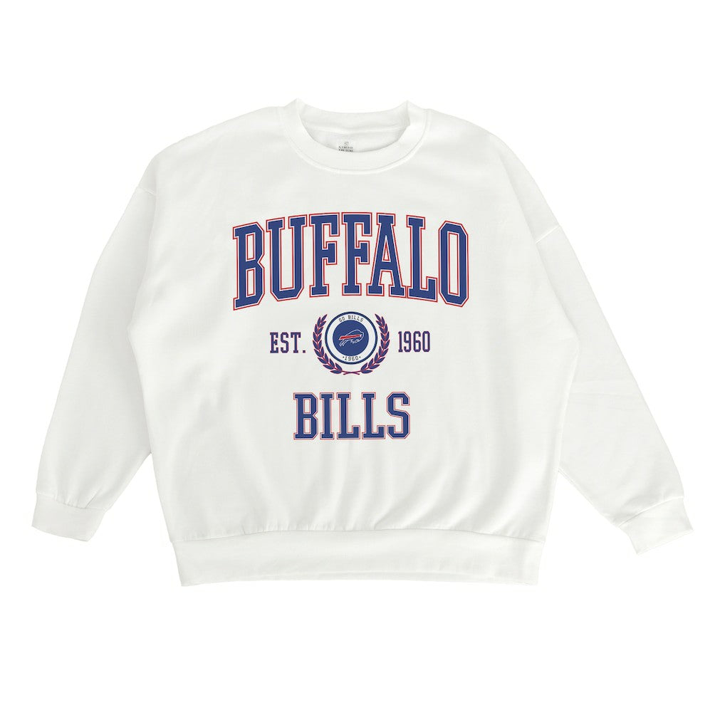 Buffalo Bills  Gameday Couture Women's Timeless Triumph Premium Fleece Pullover Sweatshirt