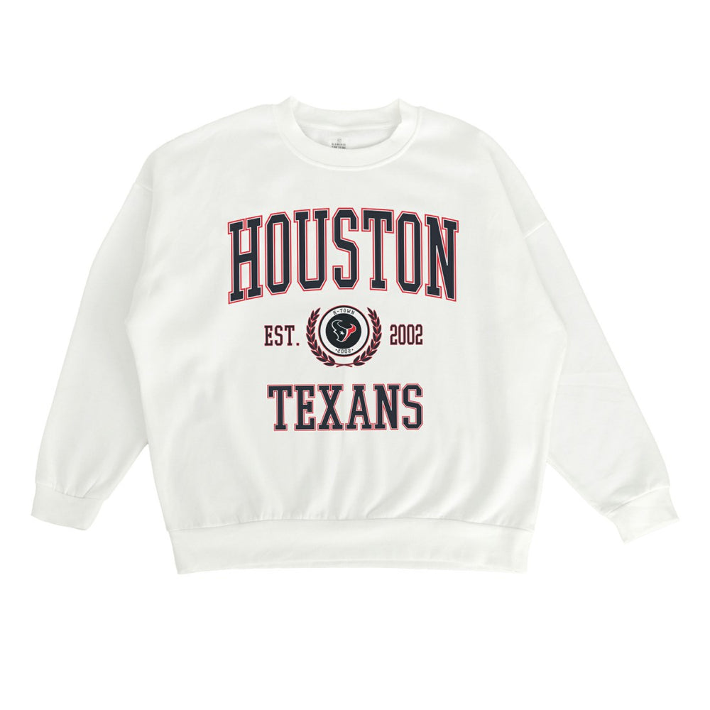 Houston Texans  Gameday Couture Women's Timeless Triumph Premium Fleece Pullover Sweatshirt