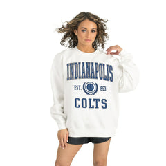 Indianapolis Colts  Gameday Couture Women's Timeless Triumph Premium Fleece Pullover Sweatshirt