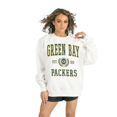 Green Bay Packers  Gameday Couture Women's Timeless Triumph Premium Fleece Pullover Sweatshirt
