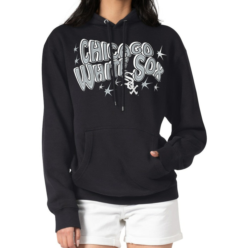 Chicago White Sox Starter Women's Fireworks Fleece Tri-Blend Pullover Hoodie | MLB Sale