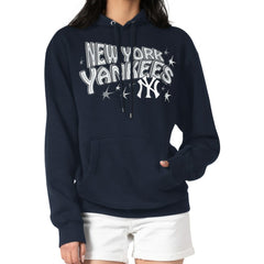 New York Yankees Starter Women's Fireworks Fleece Tri-Blend Pullover Hoodie | MLB Online