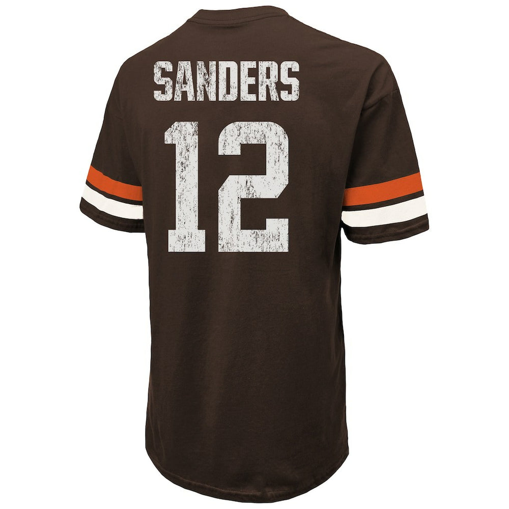 Cleveland Browns  Shedeur Sanders  Majestic Threads 2025 NFL Draft Oversized T-Shirt