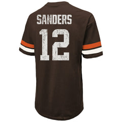 Cleveland Browns  Shedeur Sanders  Majestic Threads 2025 NFL Draft Oversized T-Shirt