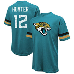 Jacksonville Jaguars  Travis Hunter  Majestic Threads 2025 NFL Draft First Round Pick Oversized T-Shirt