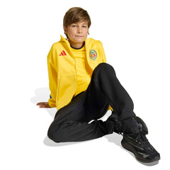 Club America Youth 2025/26 Club Anthem Full-Zip Hoodie Jacket Yellow - Adidas