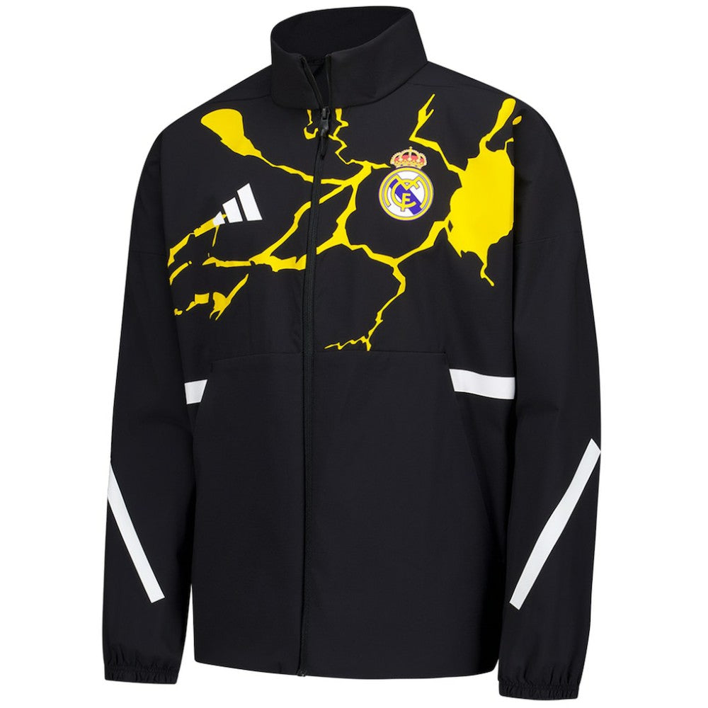Real Madrid x Marvel Youth Anthem Full-Zip Jacket Black - Adidas