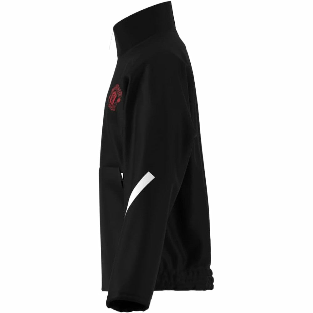 Manchester United Youth 2025/26 Club Anthem Full-Zip Jacket Black - Adidas