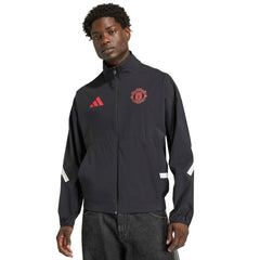 Manchester United 2025/26 Club Anthem Full-Zip Jacket Black - Adidas