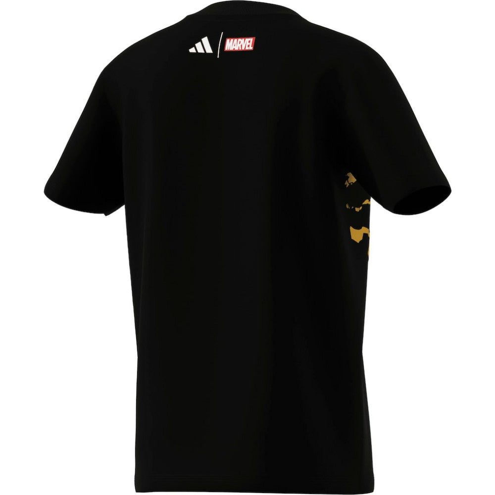 Real Madrid x Marvel Youth Graphic T-Shirt Black - Adidas