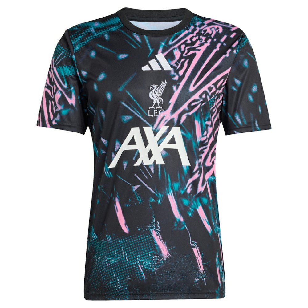 Liverpool 2025/26 Pre-Match Training Jersey Black - Adidas