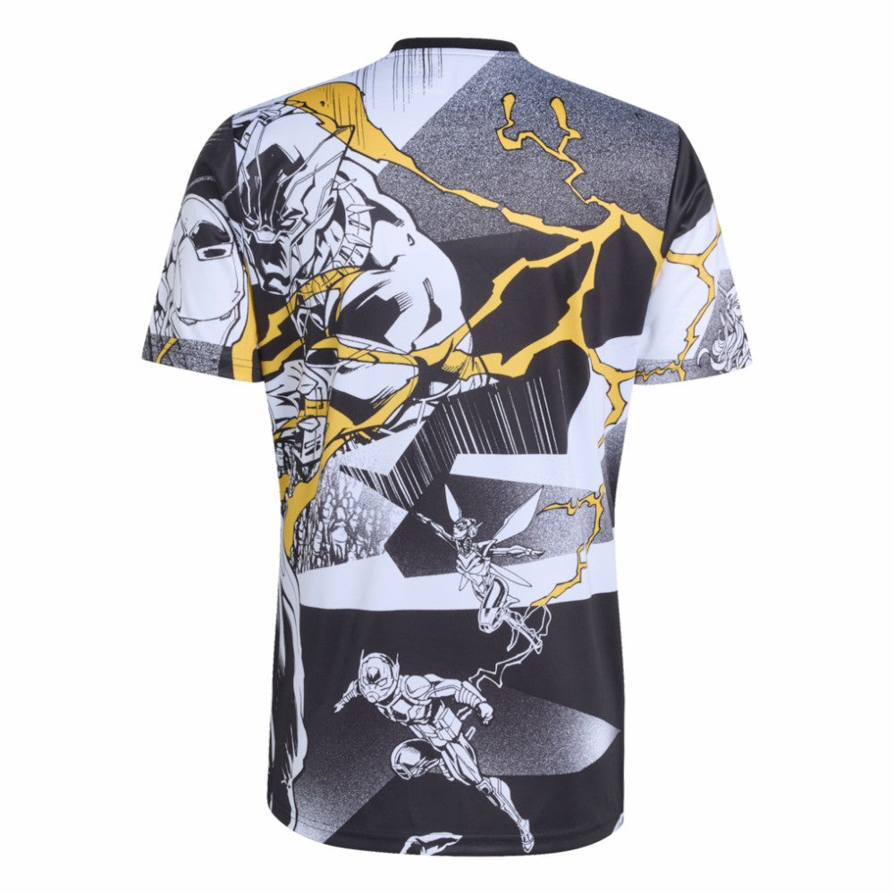 Real Madrid x Marvel AEROREADY 2025/26 Pre-Match Top White - Adidas
