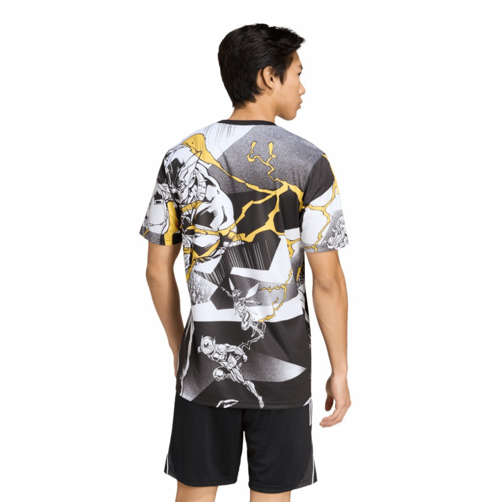 Real Madrid x Marvel AEROREADY 2025/26 Pre-Match Top White - Adidas
