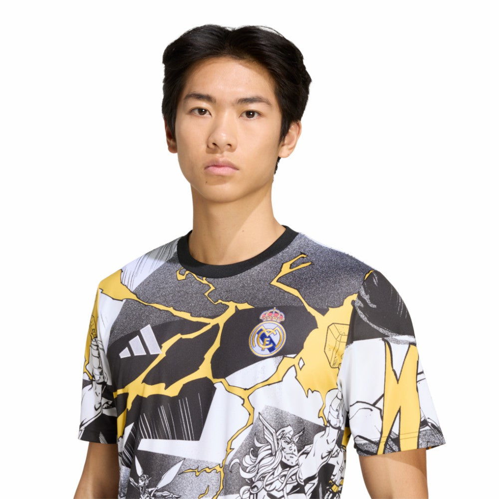 Real Madrid x Marvel AEROREADY 2025/26 Pre-Match Top White - Adidas