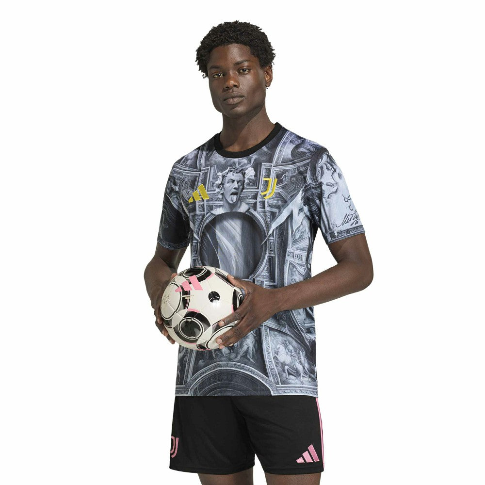 Juventus 2025/26 Pre-Match Training Jersey Black - Adidas