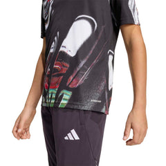 Manchester United Youth 2025/26 Pre-Match Training Jersey Black - Adidas