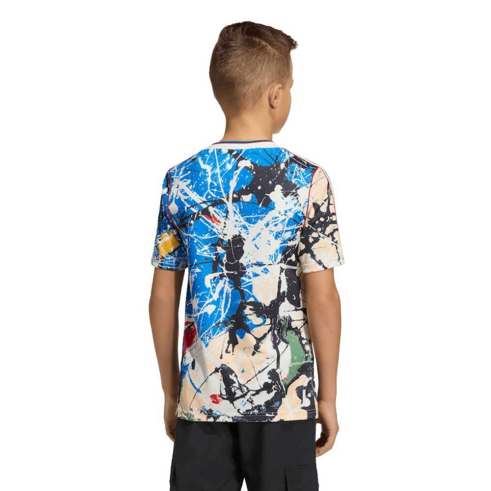 Manchester United X Stone Roses Youth Replica Jersey Blue - Adidas