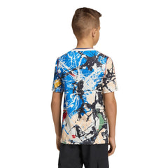 Manchester United X Stone Roses Youth Replica Jersey Blue - Adidas