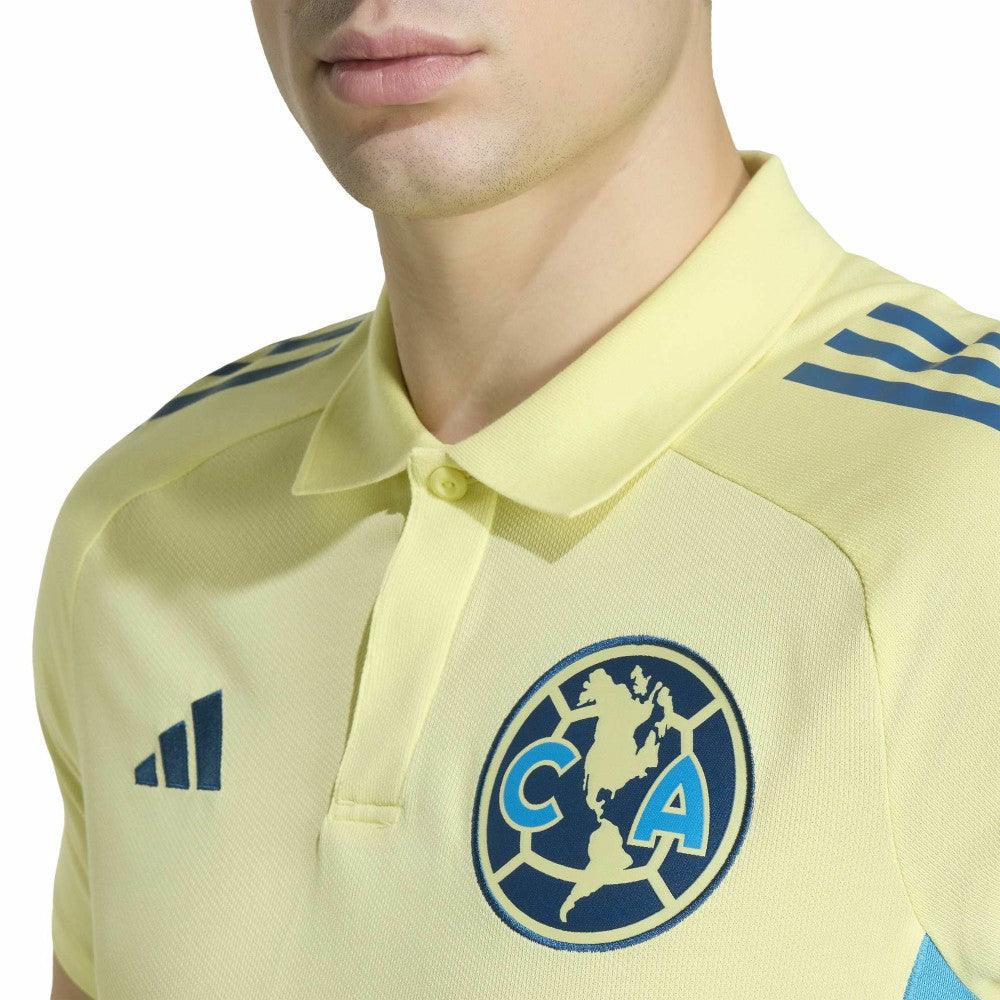 Club America Tiro 2025/26 Training Polo Yellow - Adidas