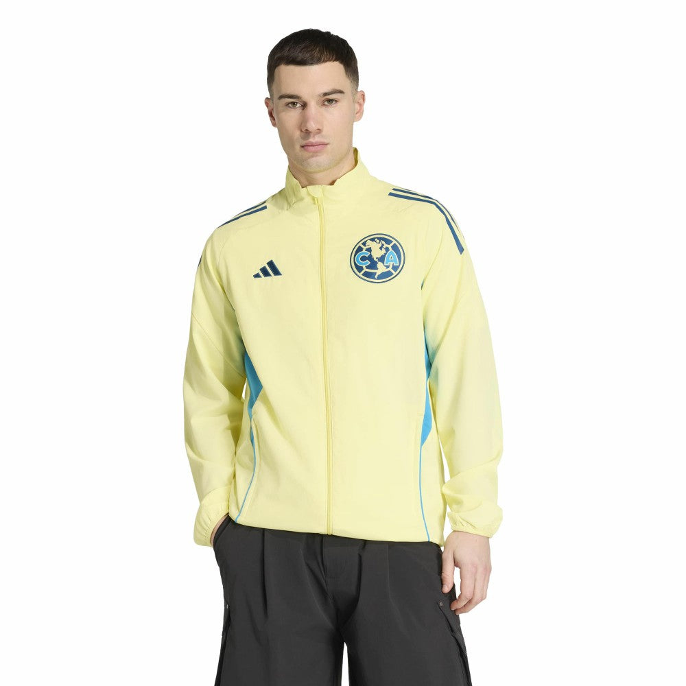 Club America Tiro 2025/26 Full-Zip Training Jacket Yellow - Adidas