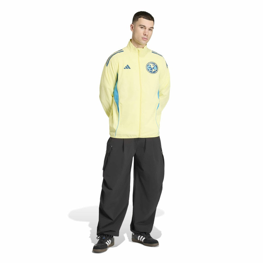 Club America Tiro 2025/26 Full-Zip Training Jacket Yellow - Adidas