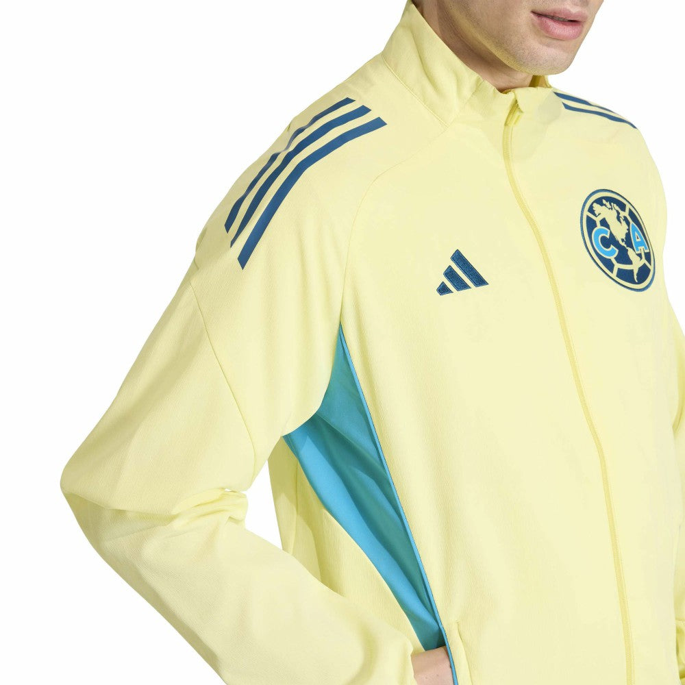 Club America Tiro 2025/26 Full-Zip Training Jacket Yellow - Adidas