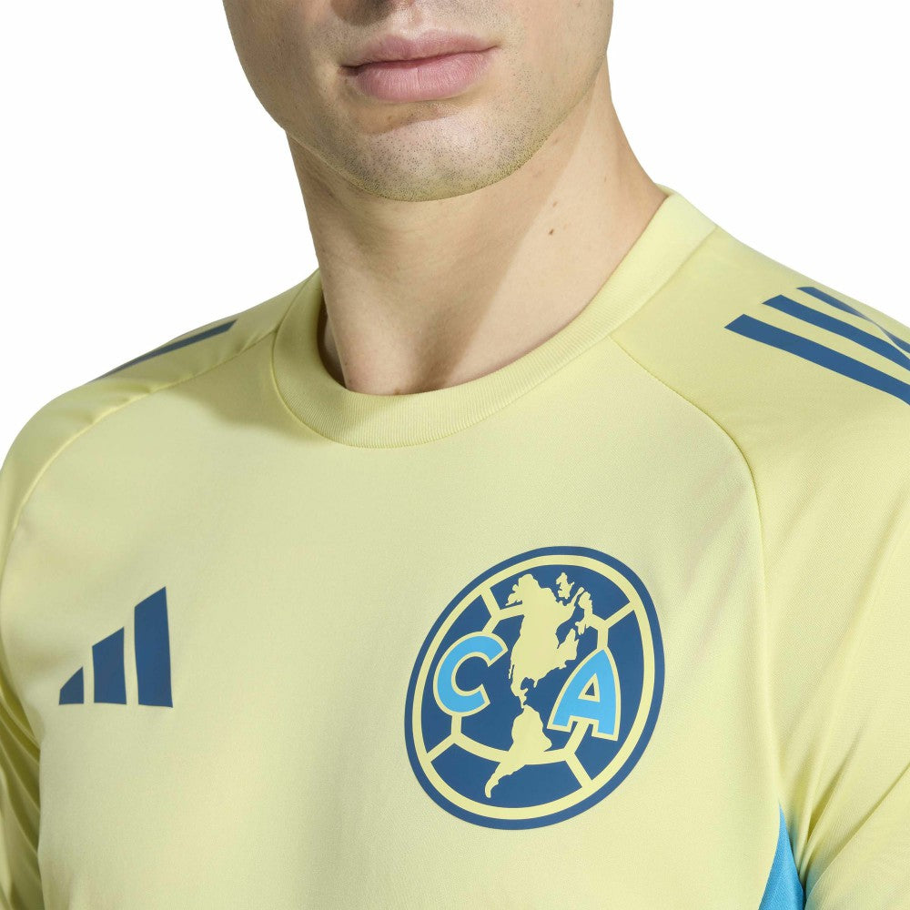 Club America Tiro 2025/26 AEROREADY Training Jersey Yellow - Adidas