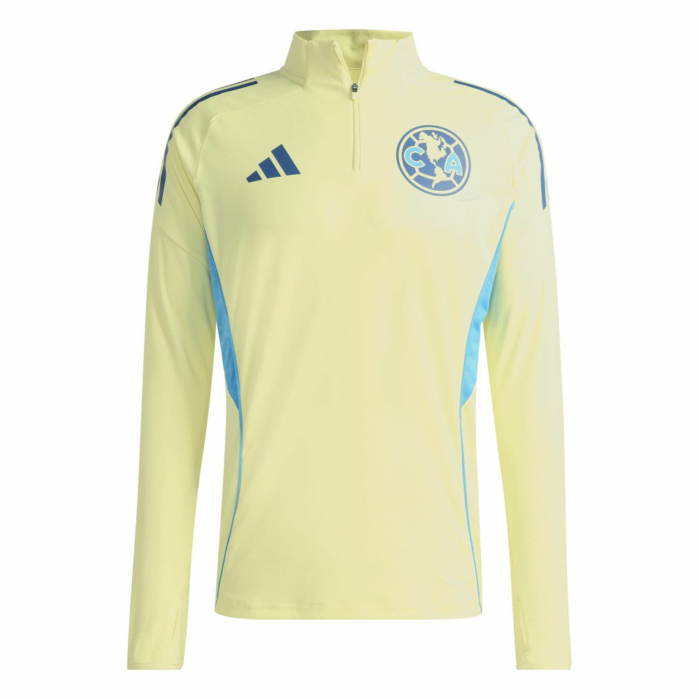 Club America Tiro 2025/26 AEROREADY Raglan Full-Zip Training Top Yellow - Adidas