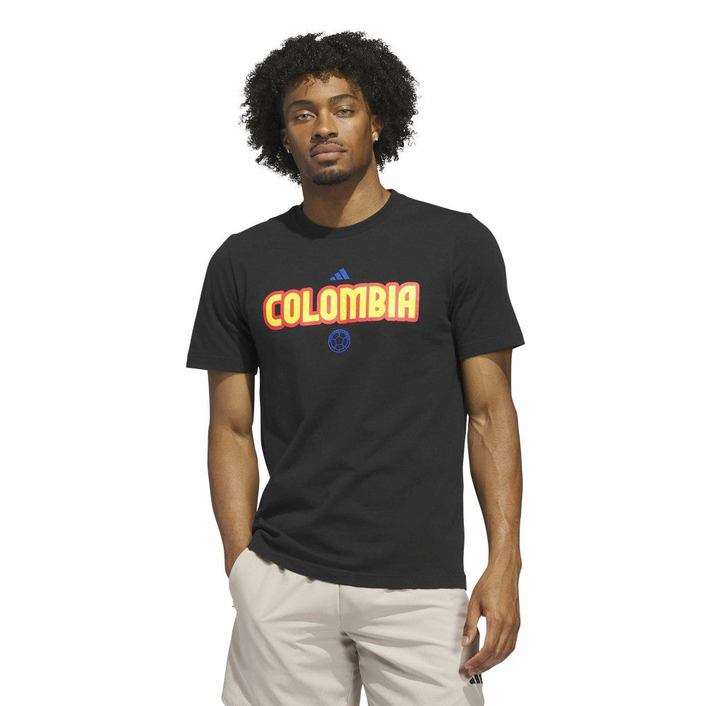 Colombia National Team Jersey Hook T-Shirt Black - Adidas