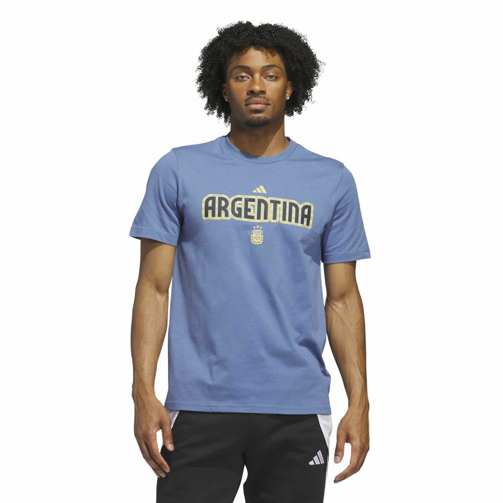 Argentina National Team Jersey Hook T-Shirt Blue - Adidas