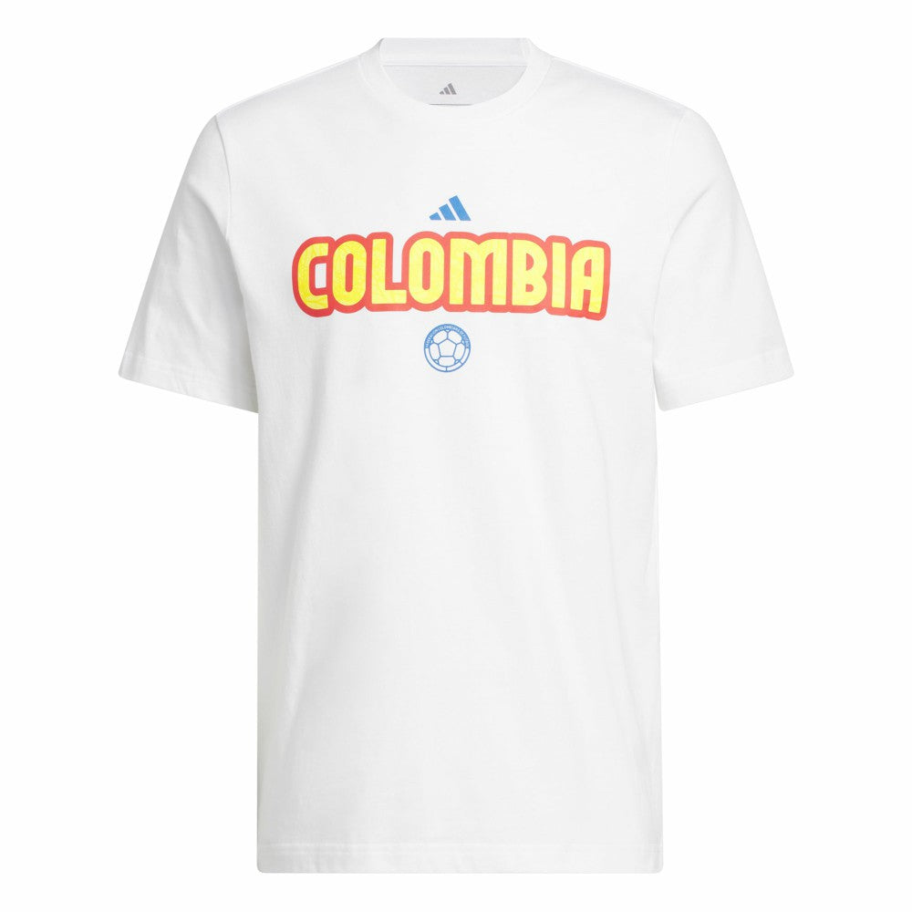 Colombia National Team Jersey Hook T-Shirt White - Adidas