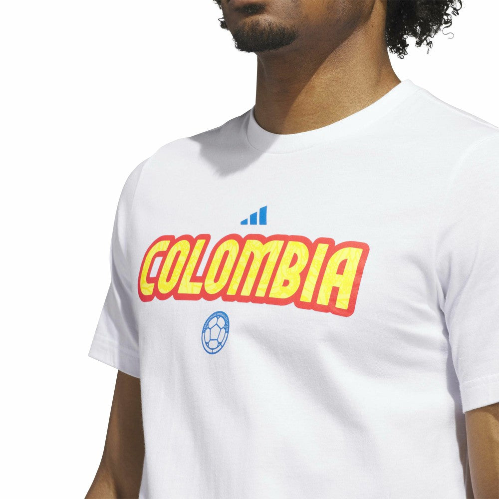 Colombia National Team Jersey Hook T-Shirt White - Adidas